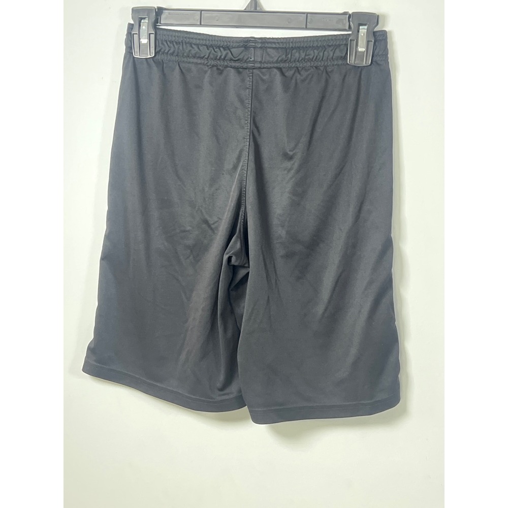 Under Armour Kids Black Gray Athletic Shorts Boys Medium Basketball Sporty - Picture 3 of 4